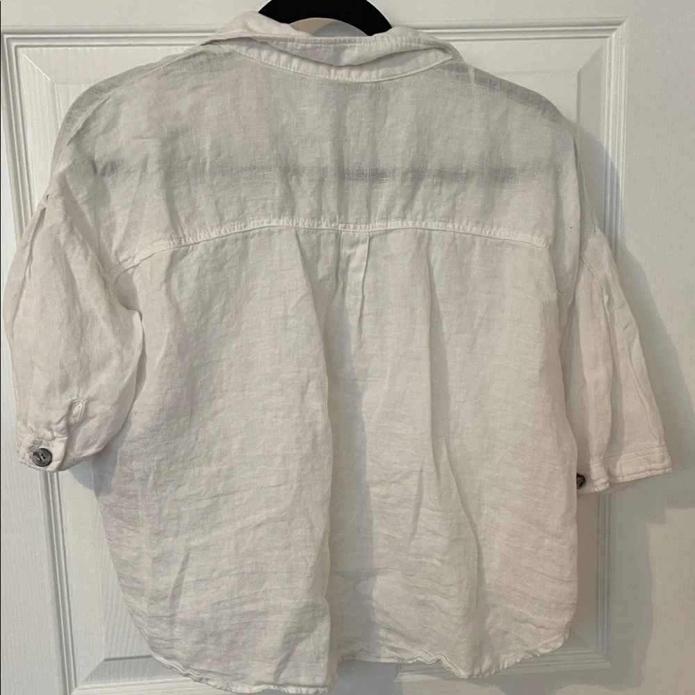Zara Linen Casual Shirt - Picture 5 of 5